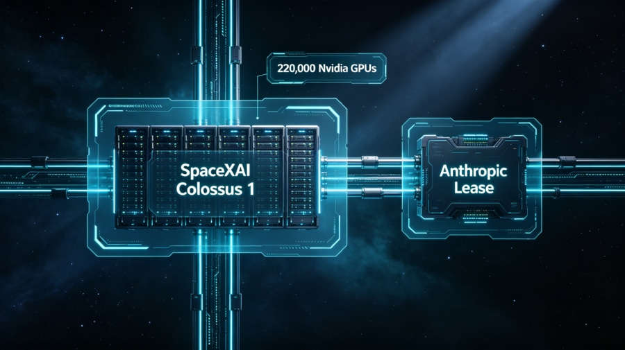 SpaceXAI leases Colossus GPUs to Anthropic.