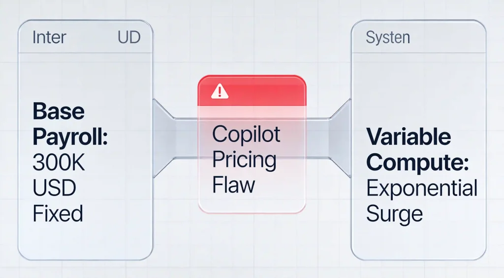 Copilot pricing model financial flaw analysis.