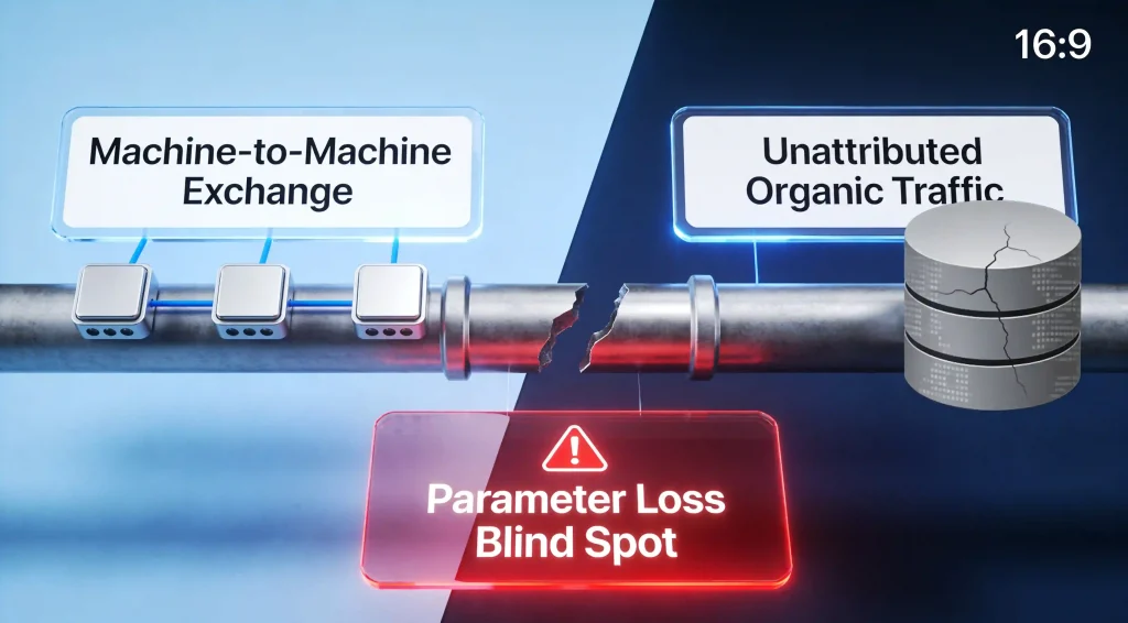 Machine to machine exchange causing parameter loss.