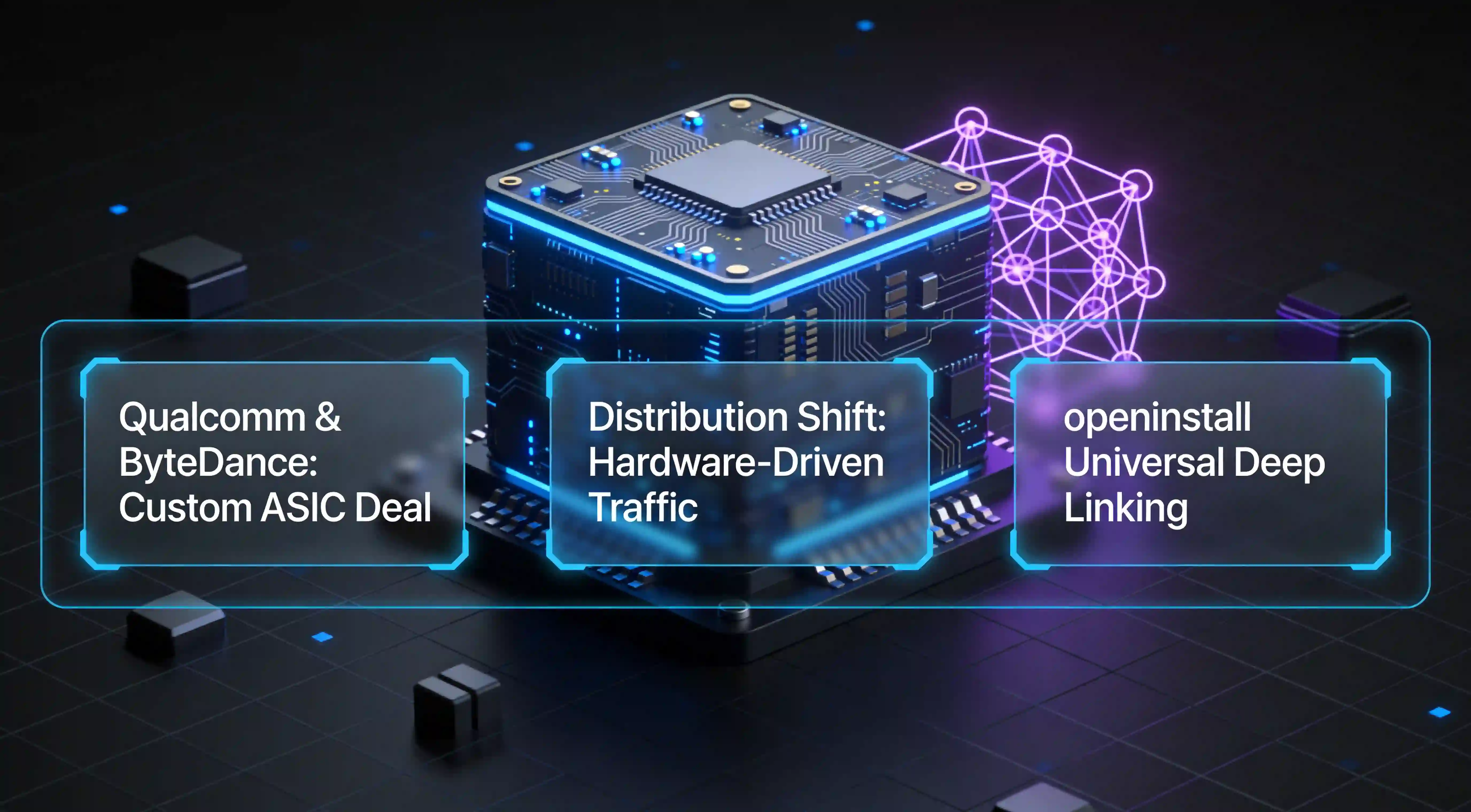 Qualcomm ByteDance ASIC deal and openinstall tracking.