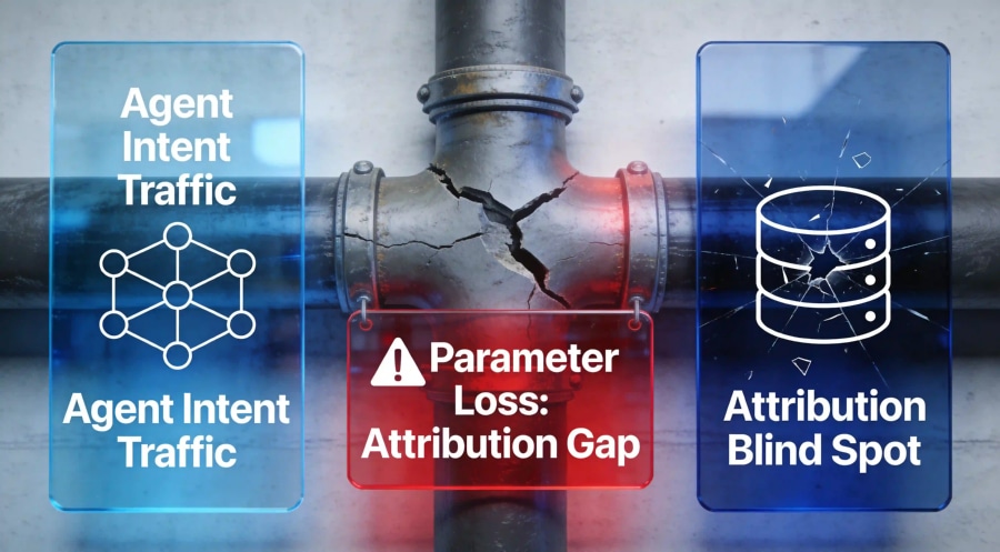Attribution crisis and parameter loss in agent workflows.