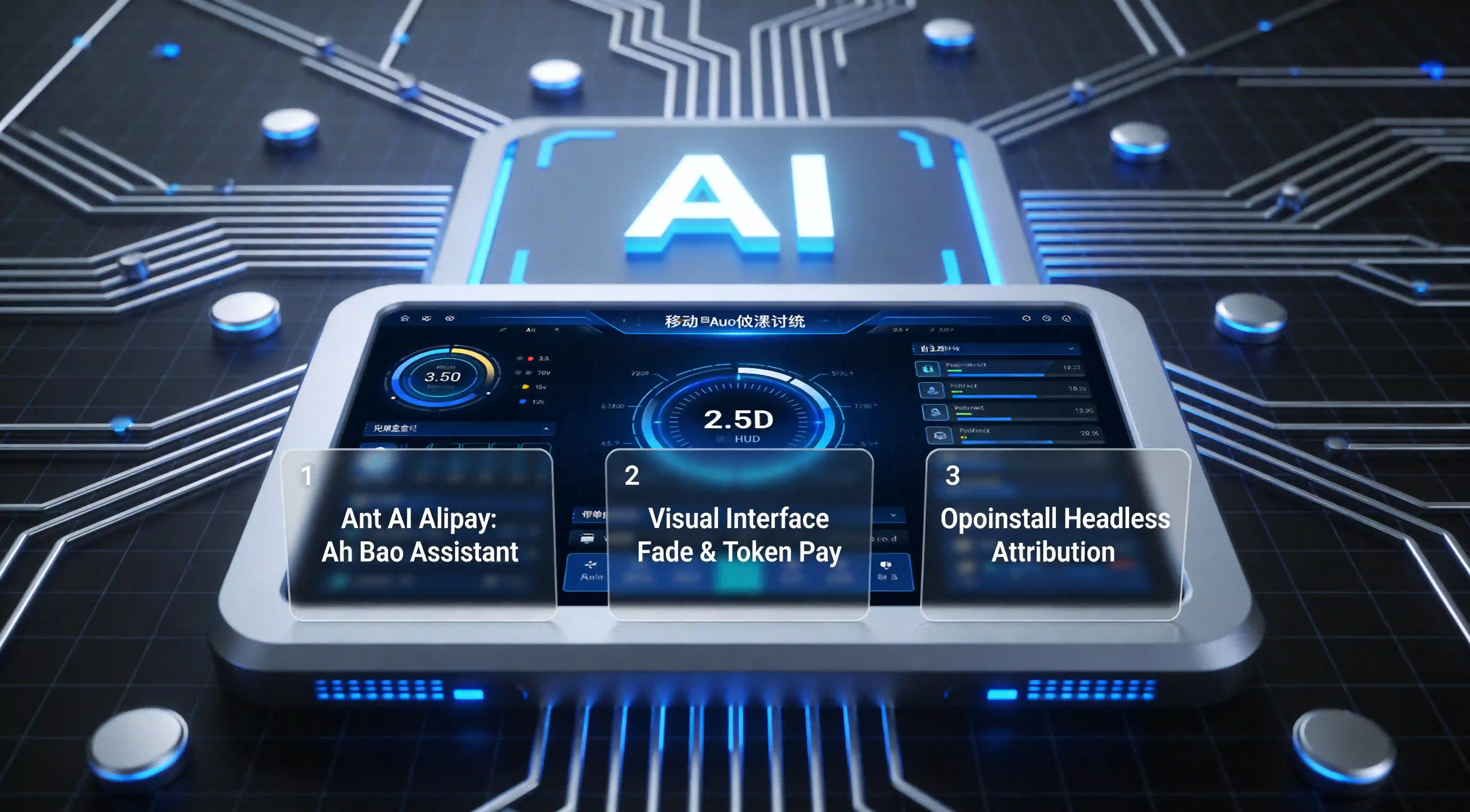 Ant AI Alipay conversion and Opoinstall tracking.