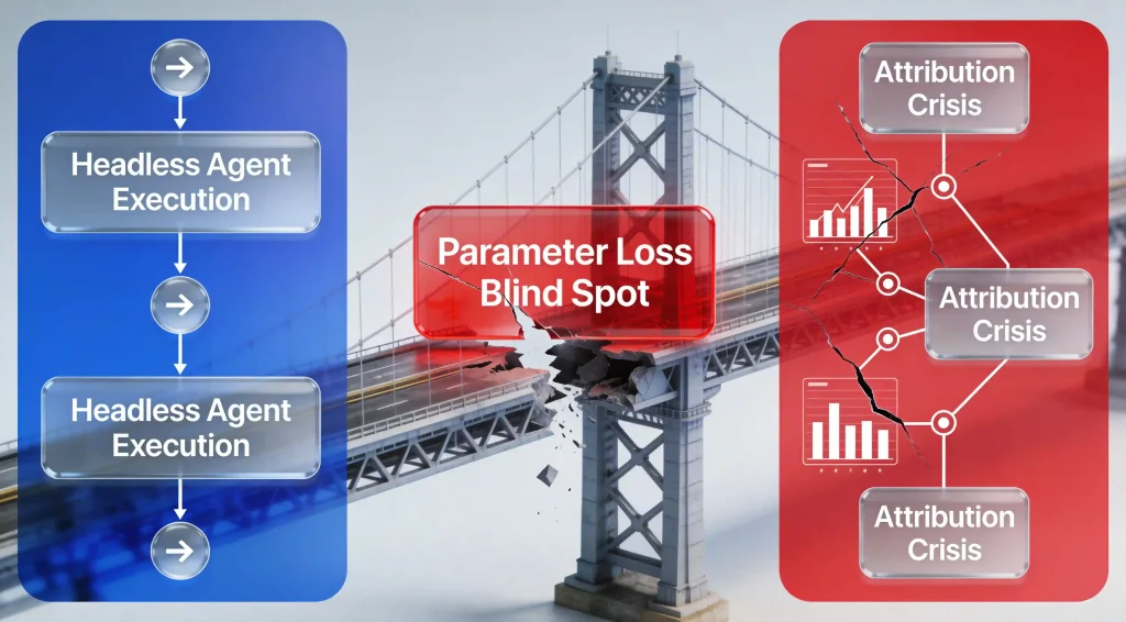 Headless agent execution and attribution crisis.