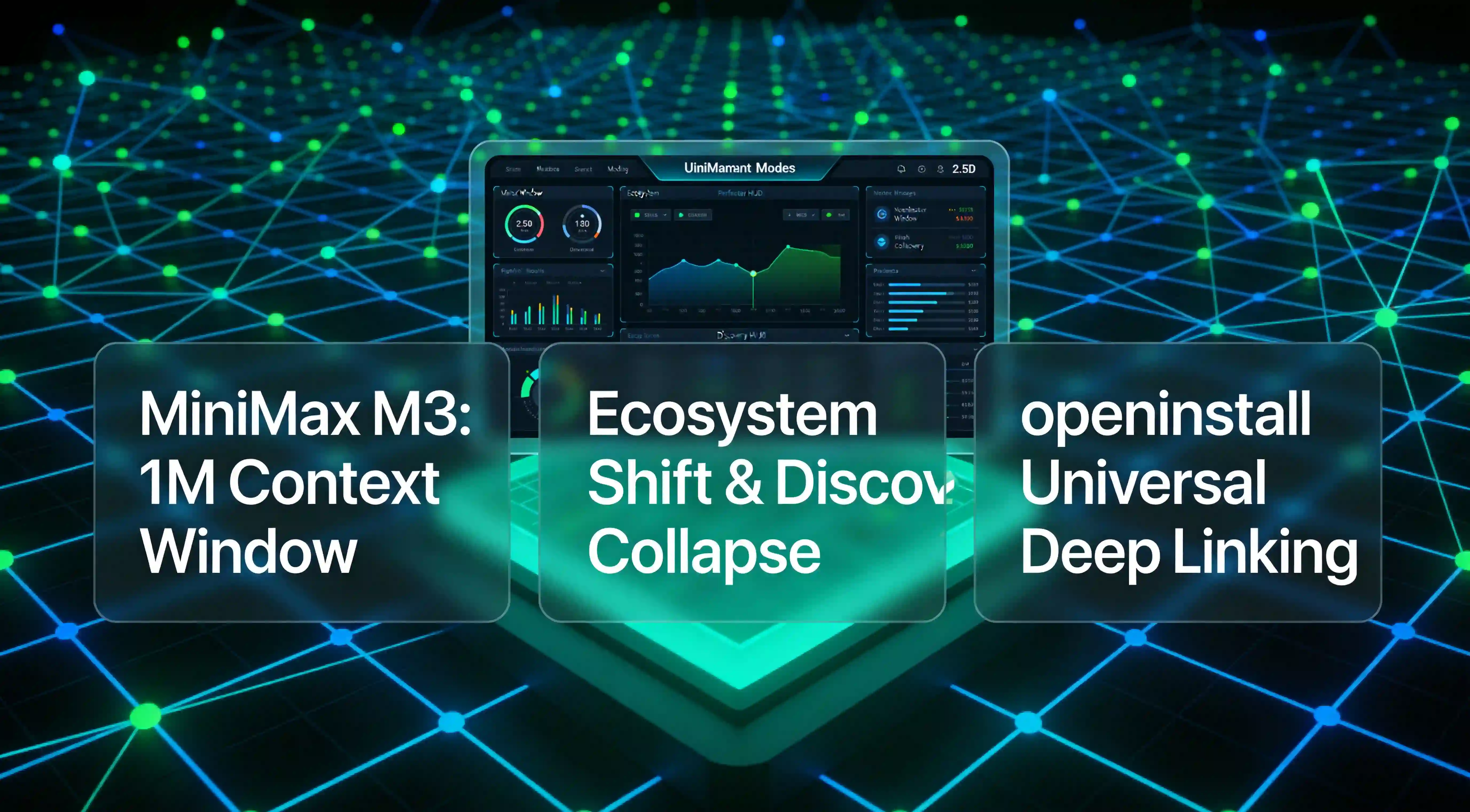 MiniMax M3 context architecture and openinstall tracking.
