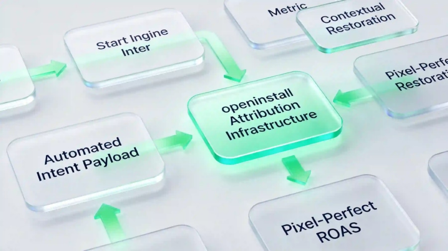 openinstall attribution and deferred deep linking.