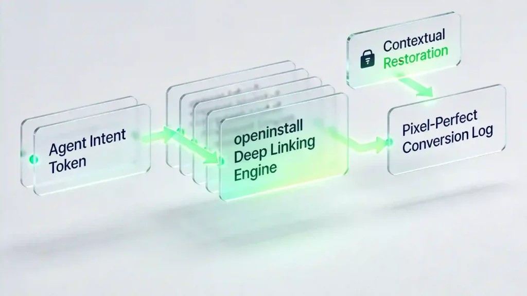 openinstall deep linking restoring conversational context.