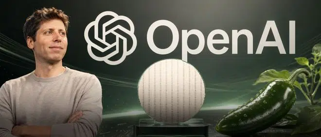 The custom silicon package of OpenAI’s first-generation Jalapeño intelligence processor designed for LLM inference